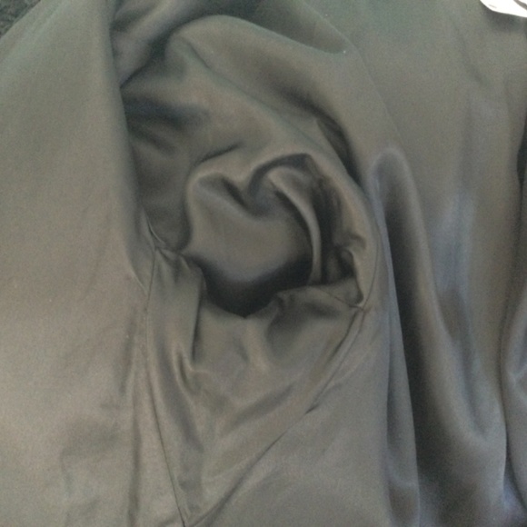 Talbots faux Persian lamb.Black size M Petite.Black jacket - Picture 8 of 16